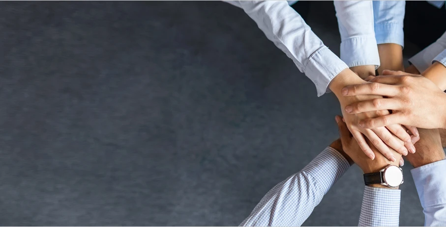 Profesjonalny gest powitania i współpracy, dwie osoby uściskujące sobie dłonie, by sfinalizować umowę dotyczącą pracy. Silne zarządzanie w działaniu.